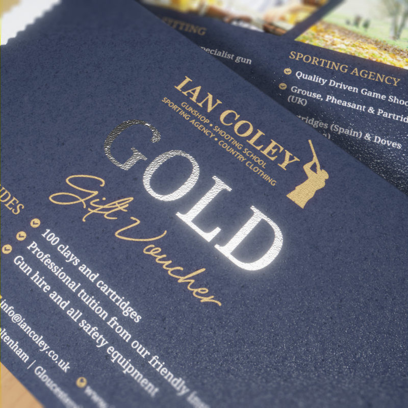 Gold Clay Shooting Tuition Gift Voucher