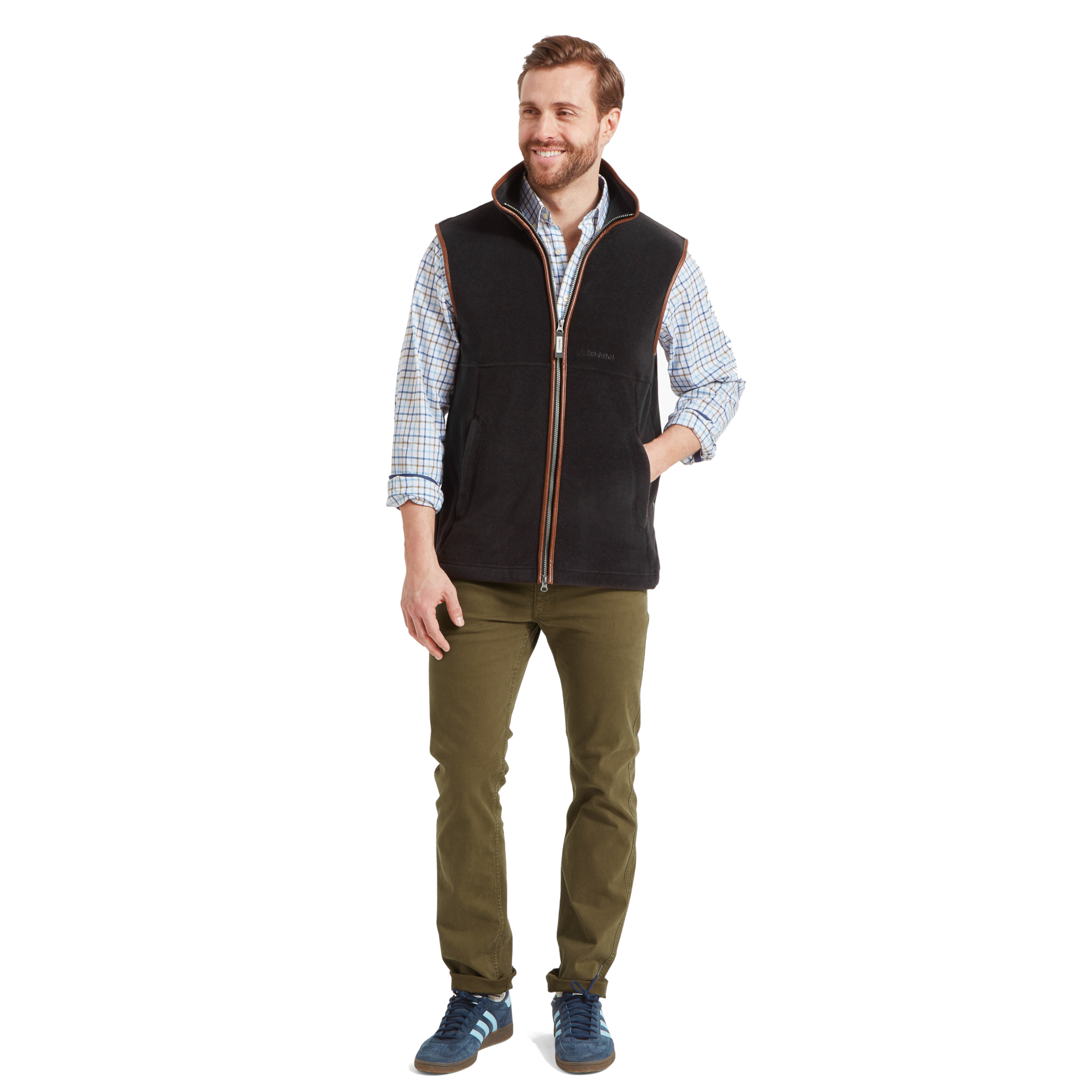 Schoffel Oakham Fleece Gilet Gunmetal
