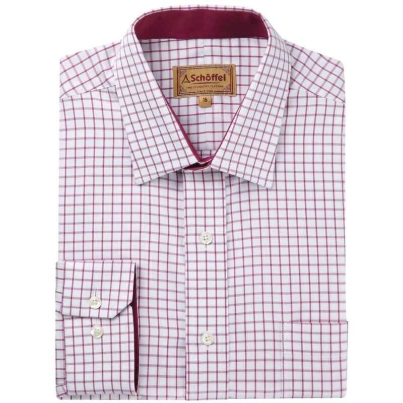 Schoffel Classic Shirt in Raspberry