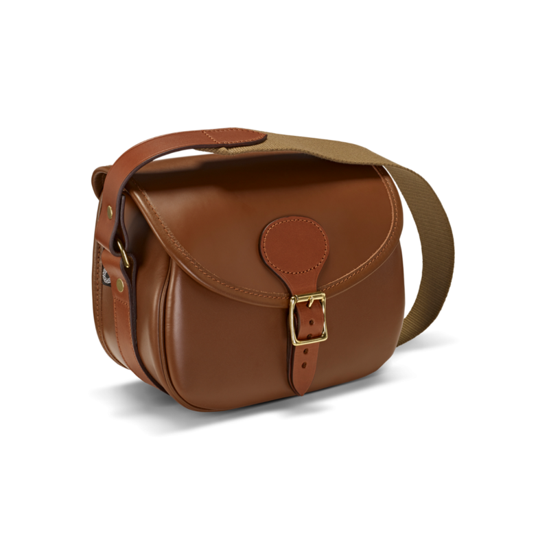 Croots Byland Leather Cartridge Bag with 75 /100 150 cartridge capacity Tan