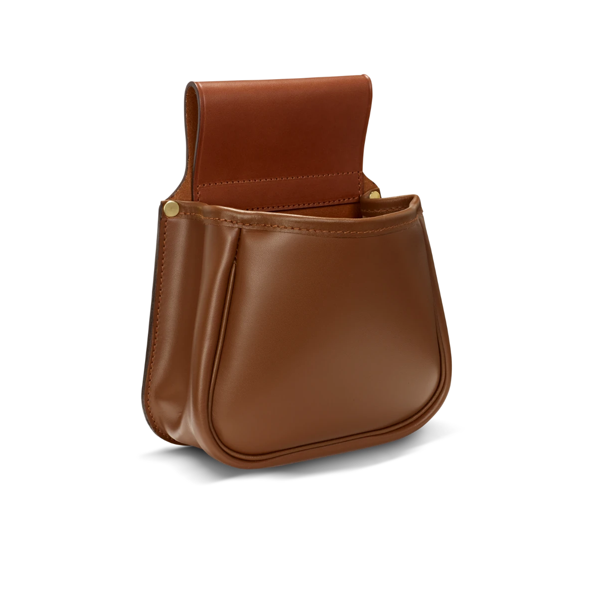 Croots Byland Leather Panier Bag London Tan Front