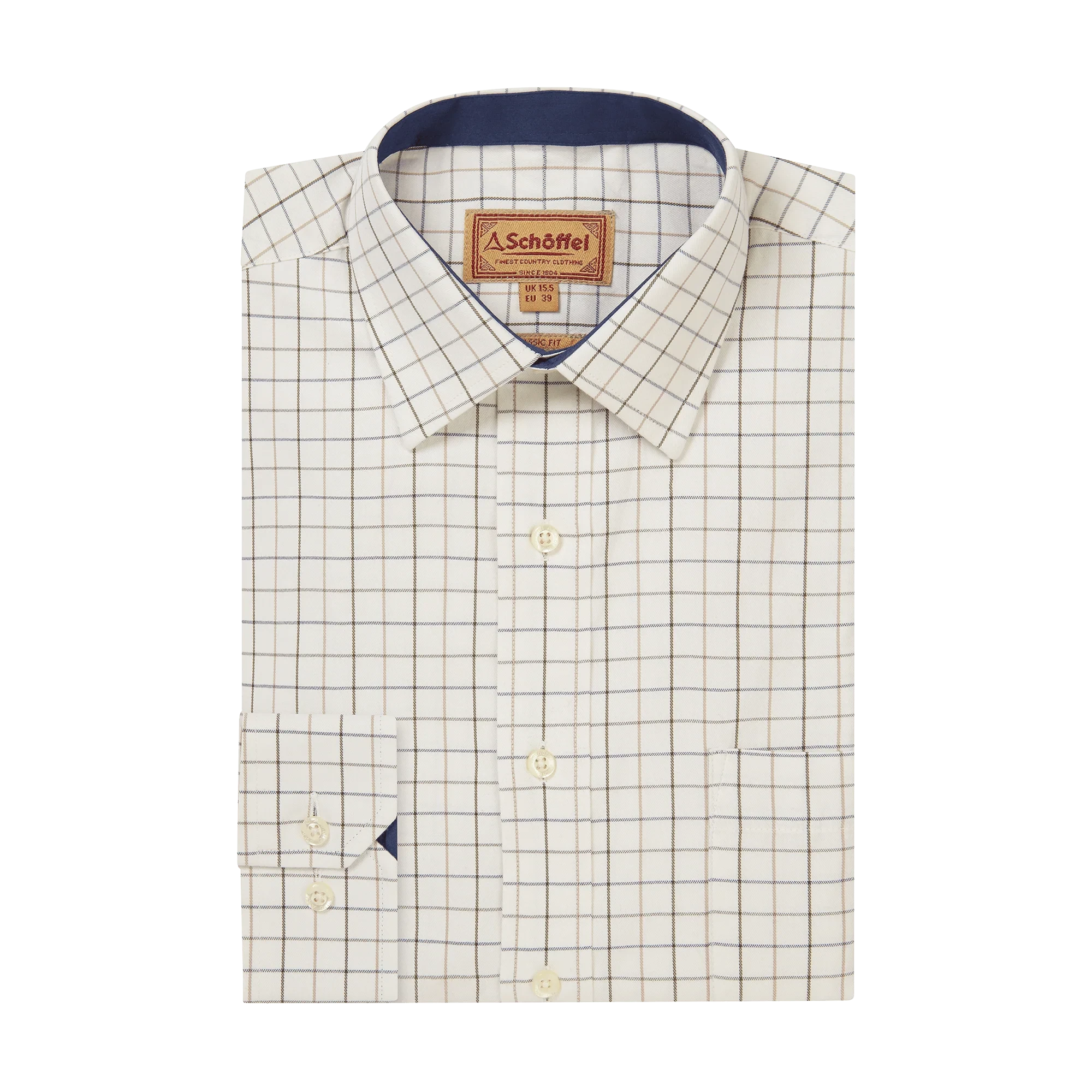 Schoffel Mens Burnham Tattersall Shirt