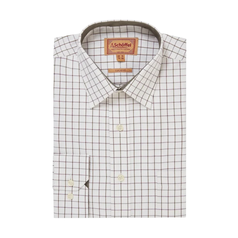 Schoffel Mens Burnham Tattersall Shirt