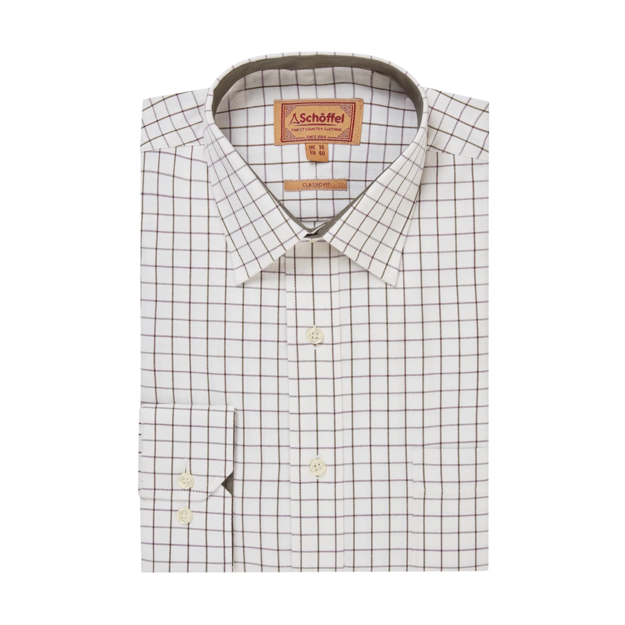 Schoffel Mens Burnham Tattersall Shirt