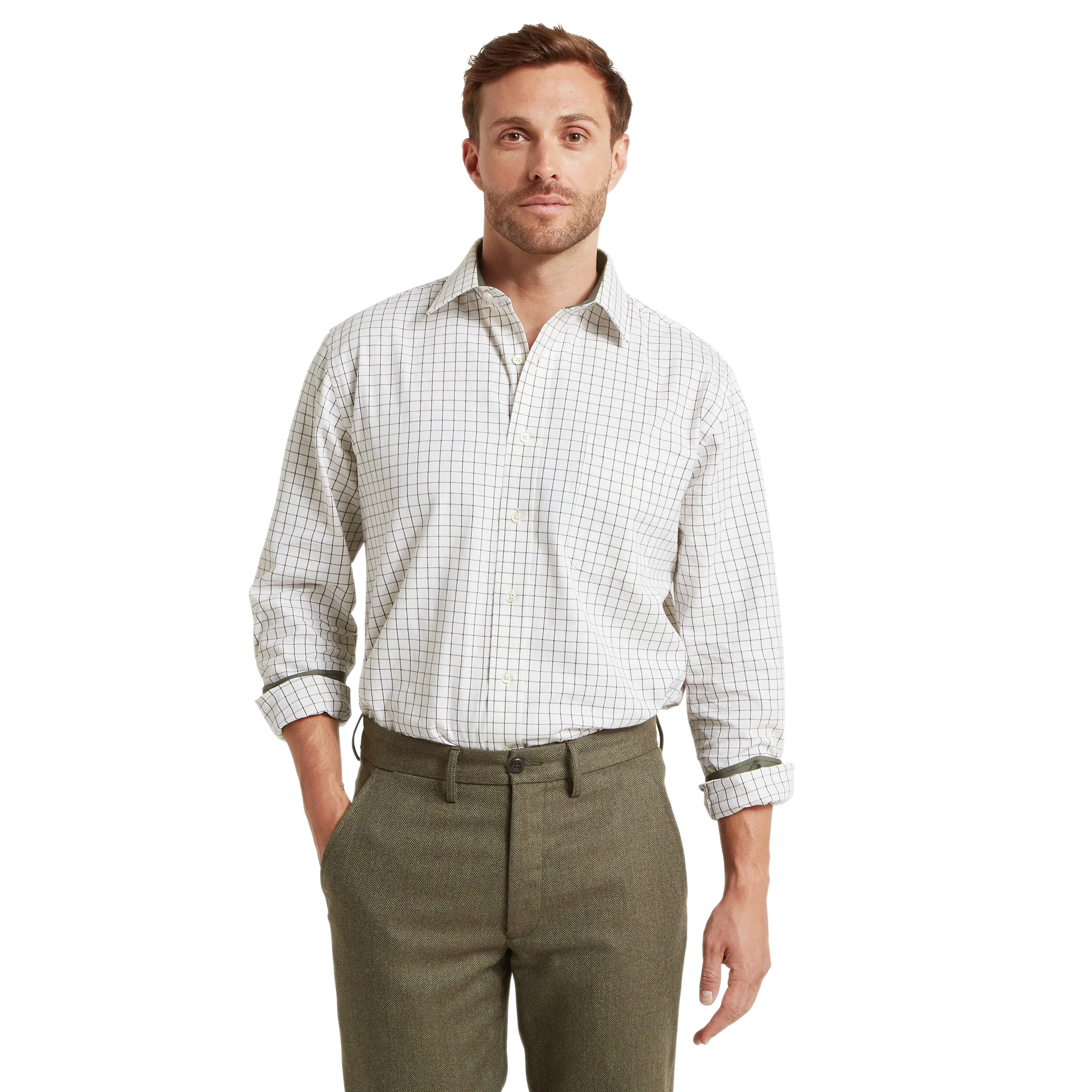 Schoffel Mens Burnham Tattersall Shirt