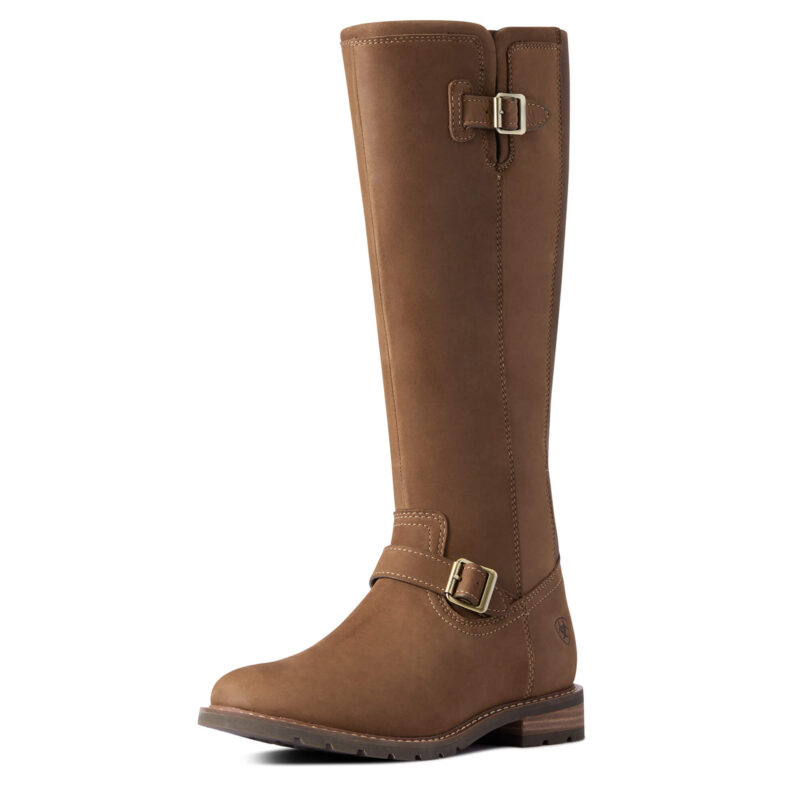 Ariat Ladies Sadie H2O Boots in Dark Earth side