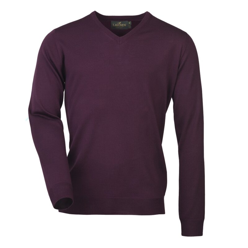 Laksen Sussex V Neck Purple