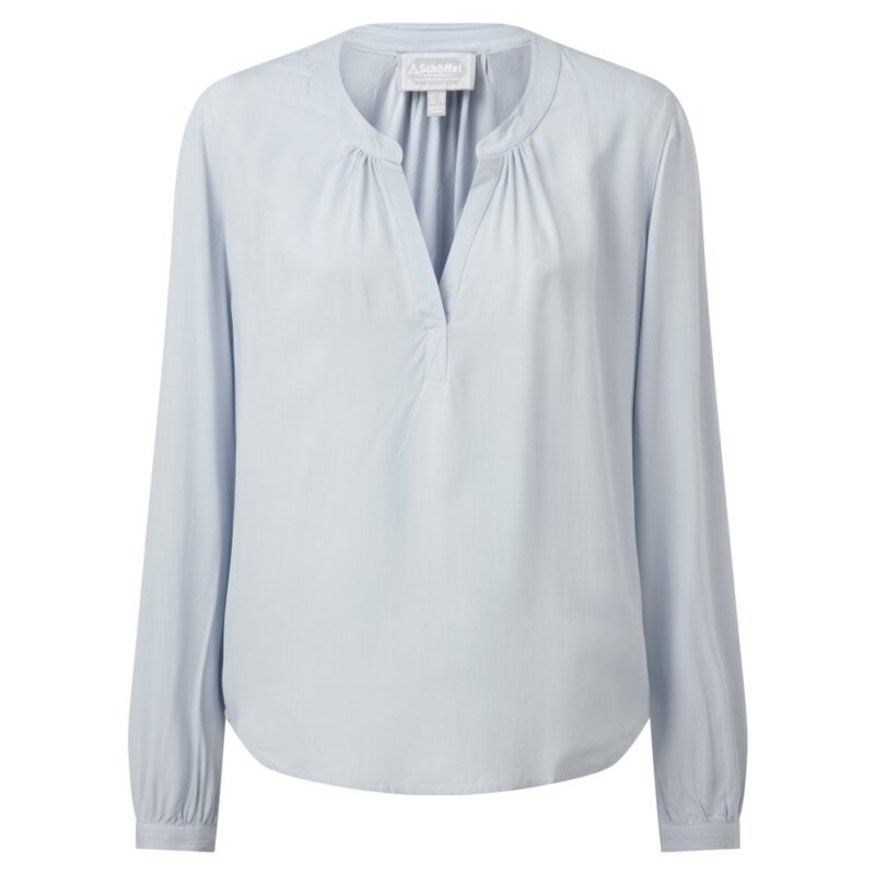 Schoffel Chloe Blouse in Ice Grey