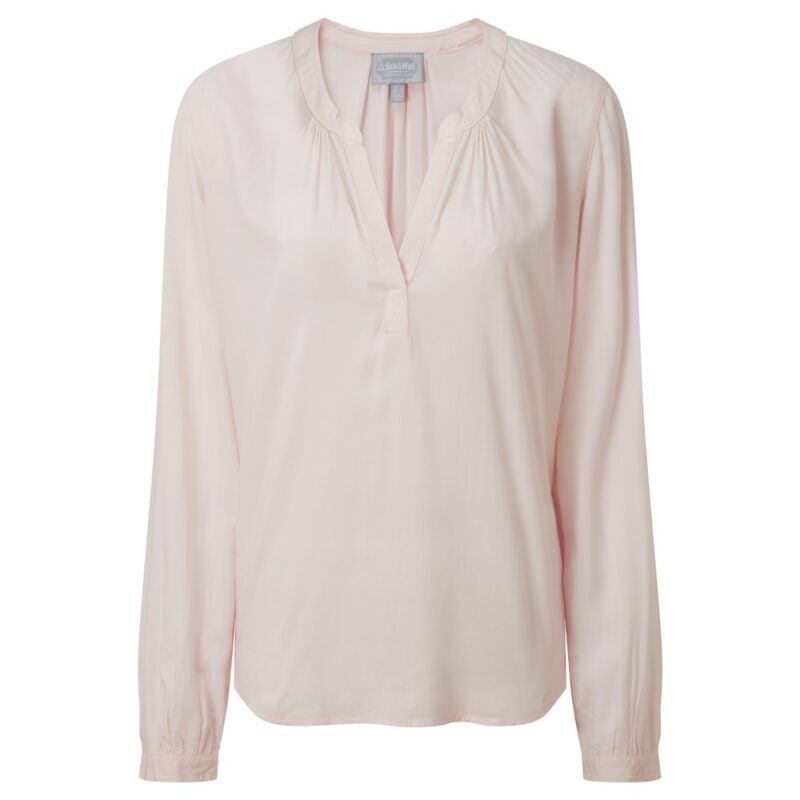 Schoffel Chloe Blouse in Pale Pink