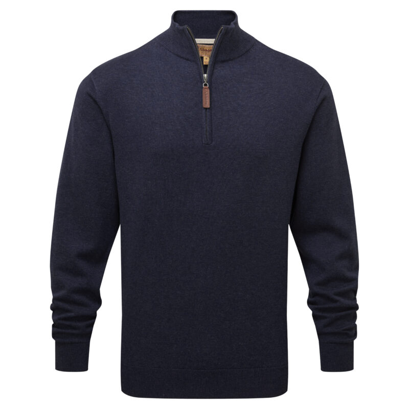 Schoffel Mens Porthmore Pima Jumper in Navy
