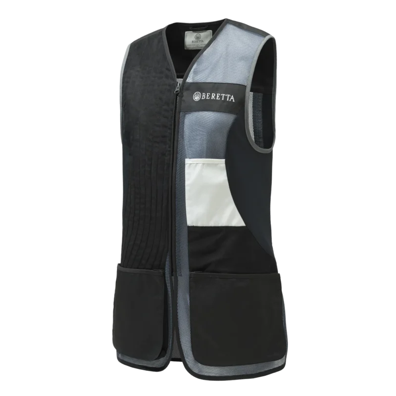 Beretta Ladies Uniform Pro 20.20 Micro Skeet Vest Black and Grey Front
