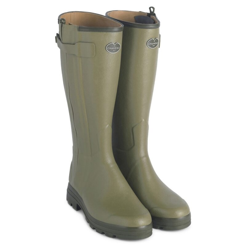 Le Chameau Ladies Chasseur Leather Lined Wellington Boot