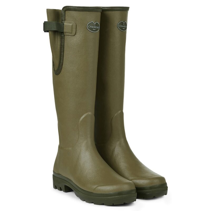 Le Chameau Ladies Vierzon Jersey Lined Wellington Boot main image
