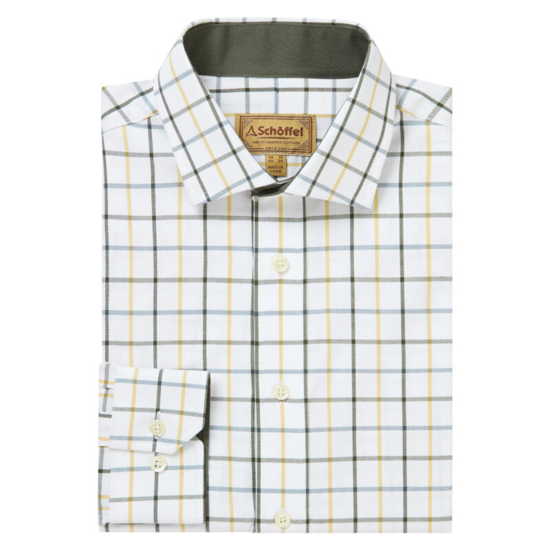 Schoffel Mens Baconsthorpe Shirt in Woodland Check