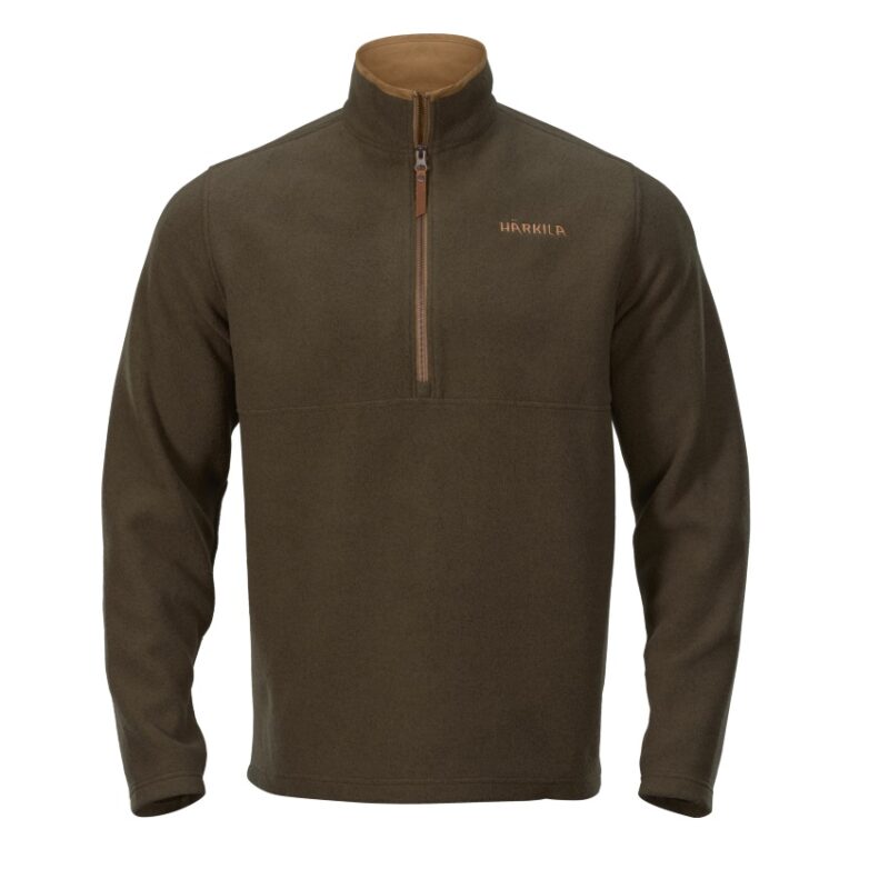 Harkila Sandhem Fleece Pullover in Willow Green Front