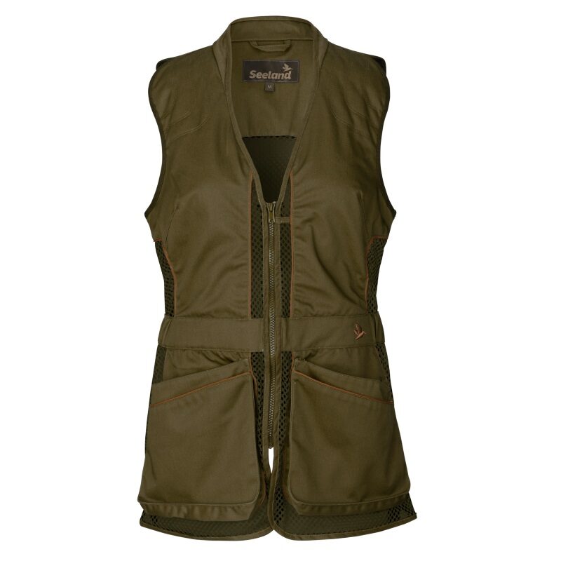 Seeland ladies Skeet Waistcoat Vest in classic green front