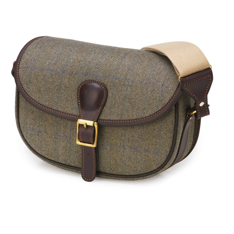 Laksen Cartridge bag in Laird check tweed