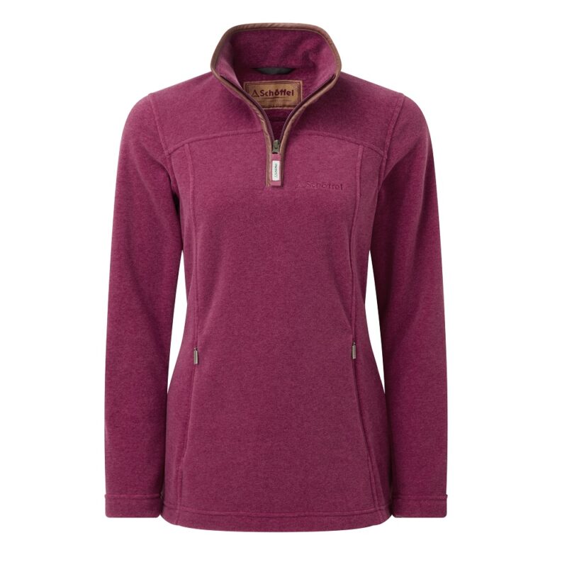 Schoffel Ladies Tilton Fleece in Mulberry