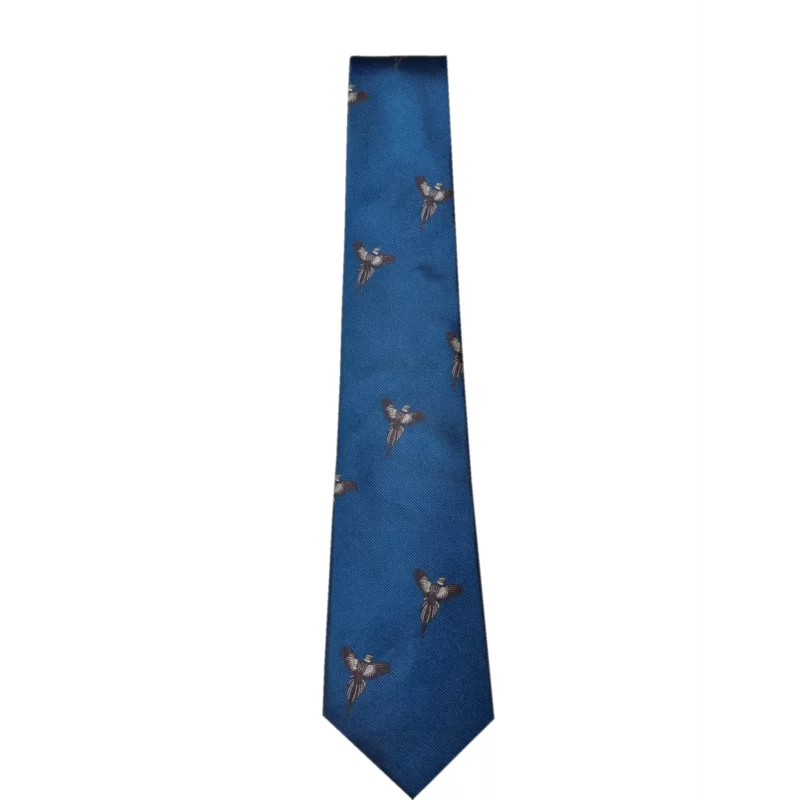 Ian Coley Flying Pheasant Tie in Teal