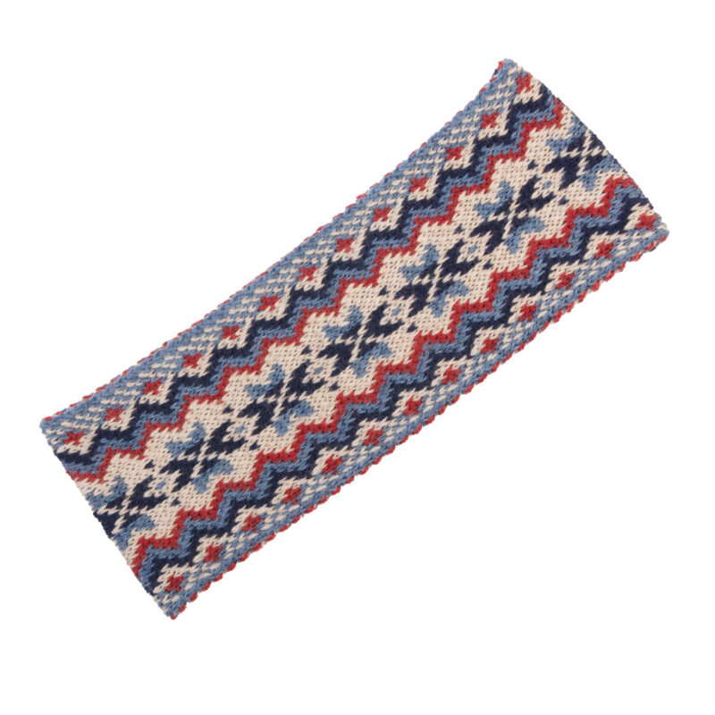 Lady Fairisle Headband in Navy