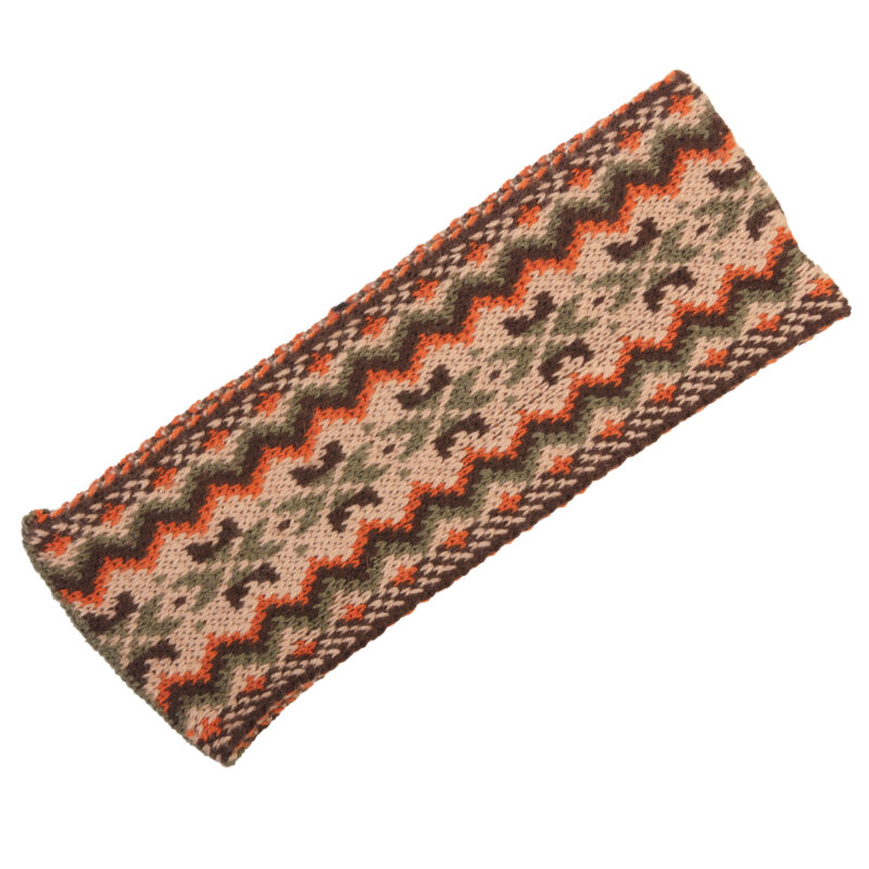 Lady Fairisle Headband in Olive