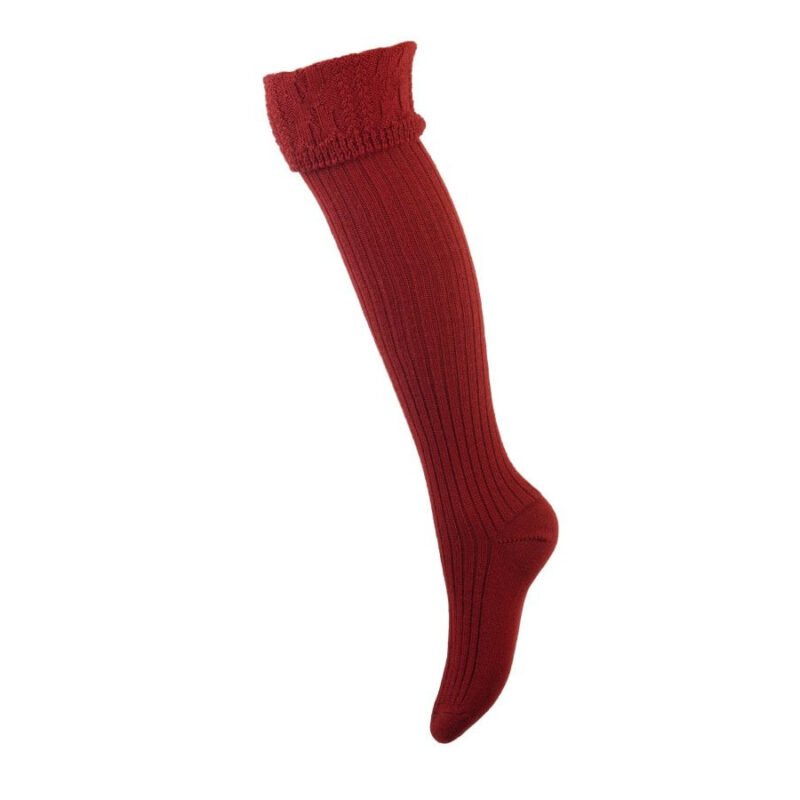 Lady Glenmore Socks in Chestnut