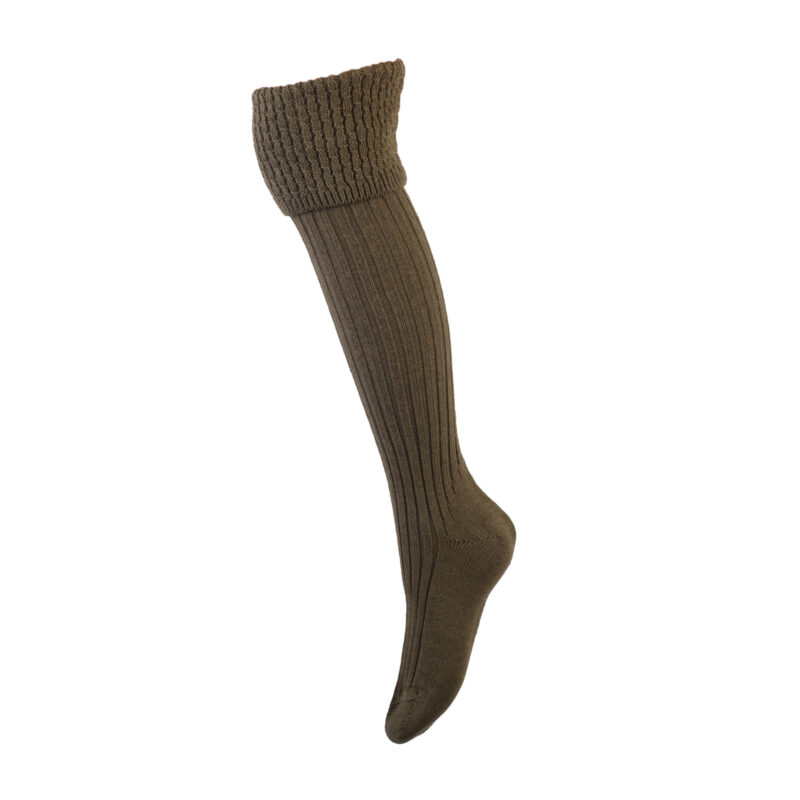 Lady Ness Socks in Dark Olive