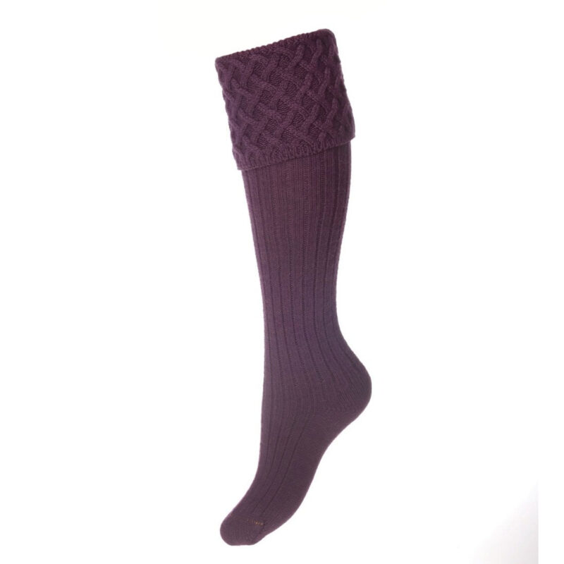 Lady Rannoch Sock in Thistle