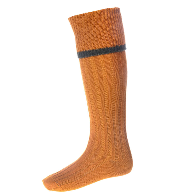 Mens Estate Field Socks in Ochre