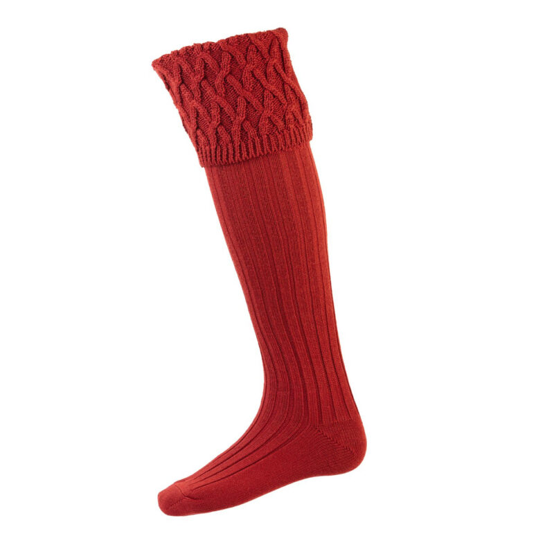 Mens Rannoch Socks in Chestnut
