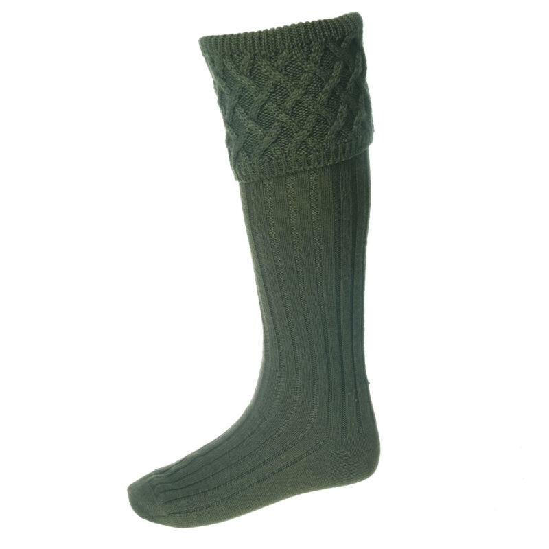 Mens Rannoch Socks in Spruce