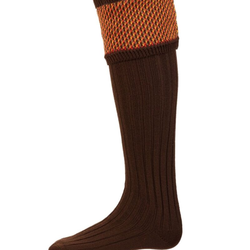 Mens Tayside Socks Walnut
