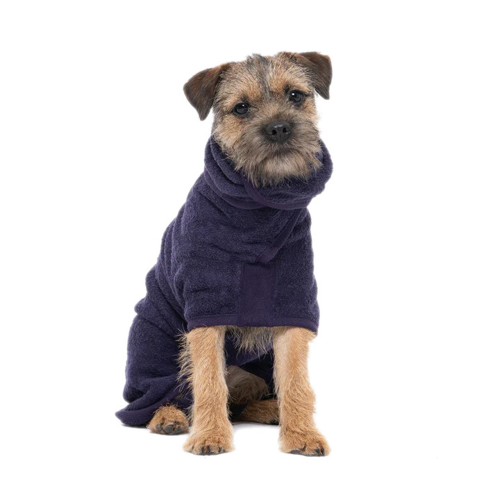Ruff and Tumble DOg Drying Coat Blackberry