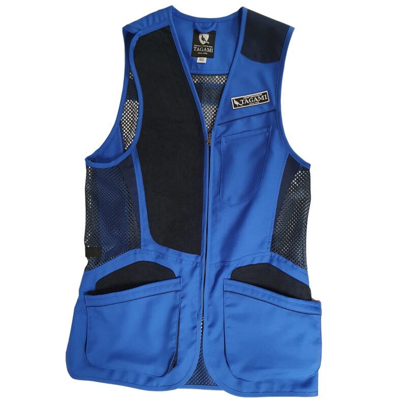 Tagami Right Handed Skeet Vest in Blue and Navy