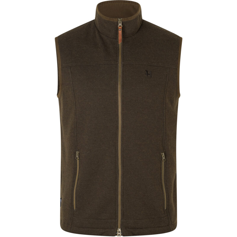 Harkila Mens Sandhem Pro Waistcoat in Forest Green Front