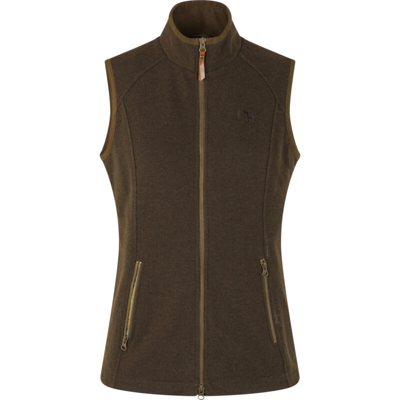 Harkila Sandhem pro Womens Waistcoat in Forest Green Front