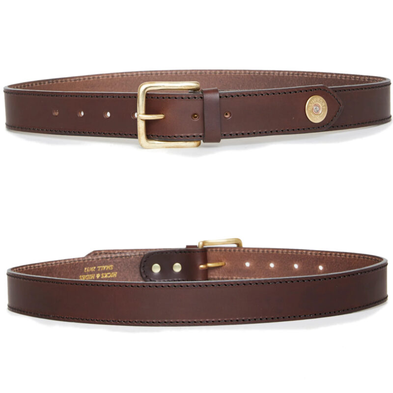 Hicks and Hides Campden Tip Belt in Brown