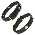 Hicks and Hides Laverton Dog Collar In Black