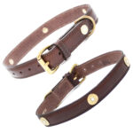 Hicks and Hides Laverton Dog Collar In Brown