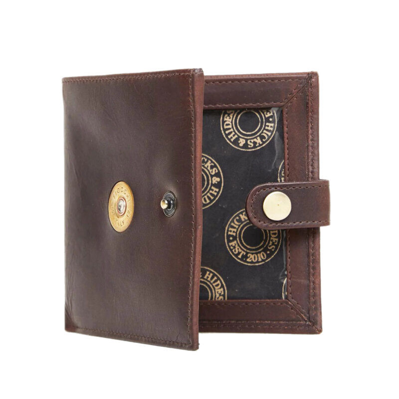 Hicks and Hides Shotgun Licence Wallet Brown