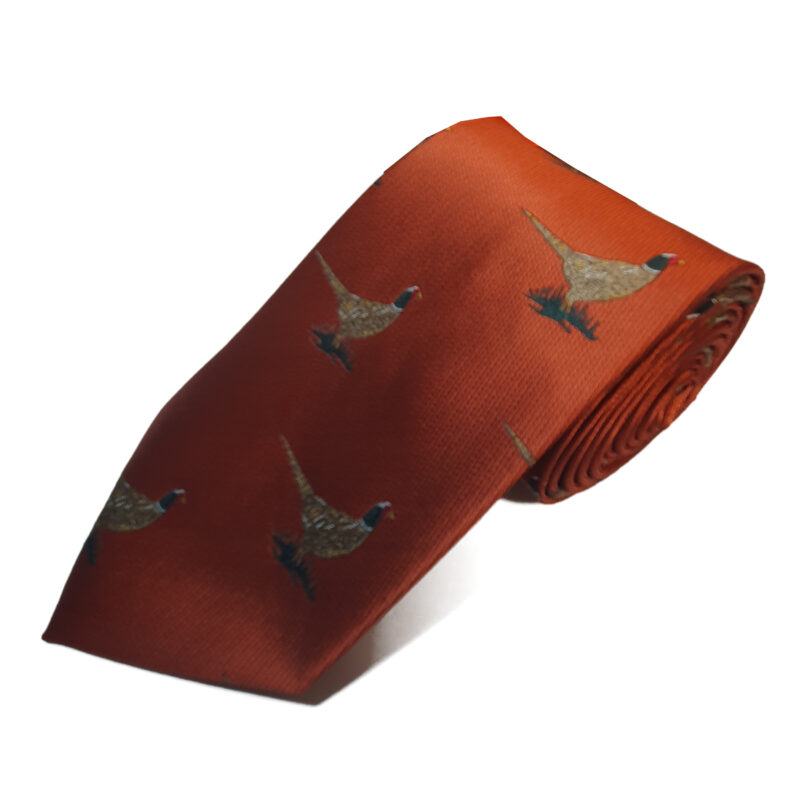 PL Sells Pheasant Standing on Rust Tie