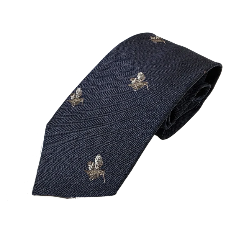 Ian Coley Woodcocks on Navy Tie