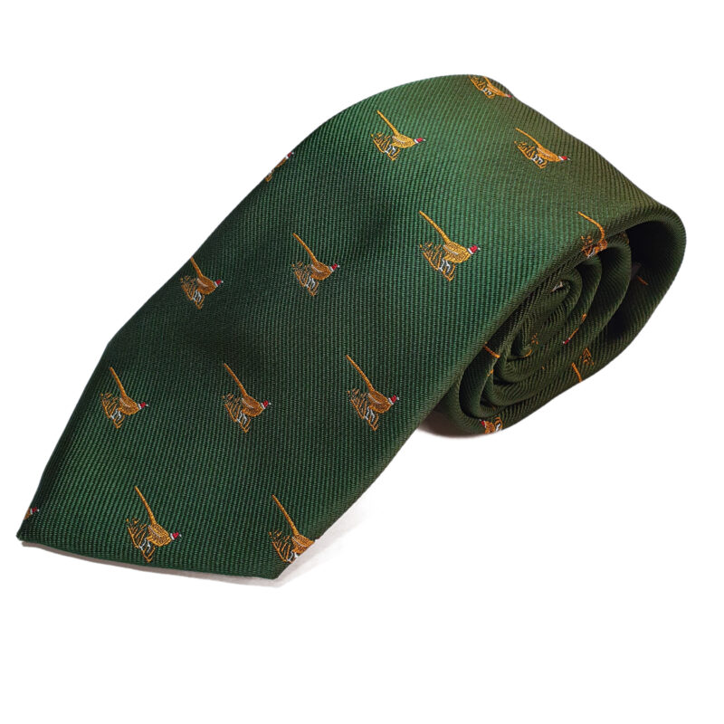 PL Sells Standing Pheasant Tie in Olive