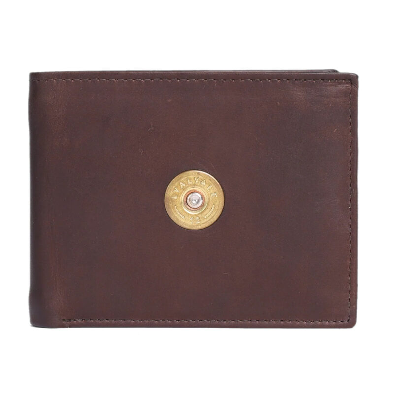 Hicks and Hides Mens Brown Leather Wallet Front