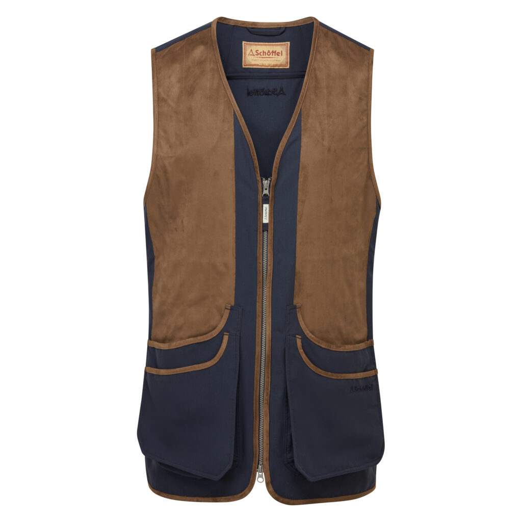 Schoffel Grimsthorpe Clay Shooting Vest in True Navy