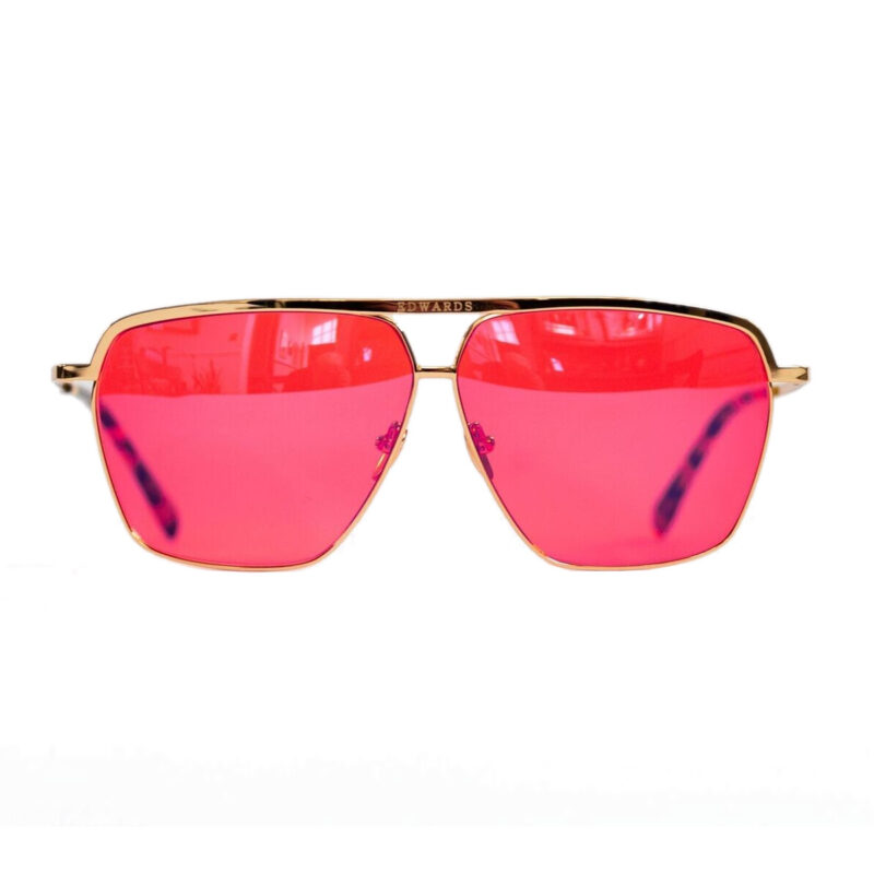 Edwards Eyewear Hiroki 2 Aviators Gold Fuschia