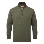 Schoffel Angus Aerobloc Quarter Zip in Woodland