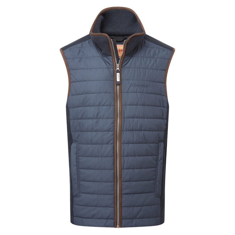 Schoffel Oakham Hybrid Gilet Petrol Blue