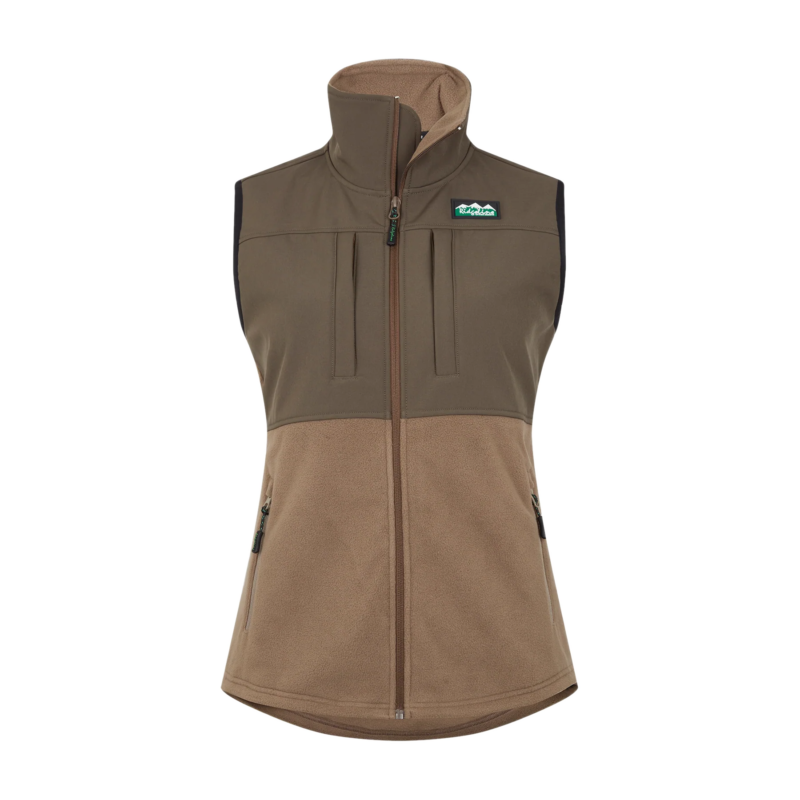 Ridgeline Womens Hybrid Vest Bark Light Bark