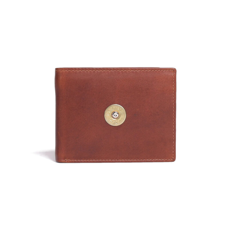 Hicks and Hides 12 Bore Wallet Cognac